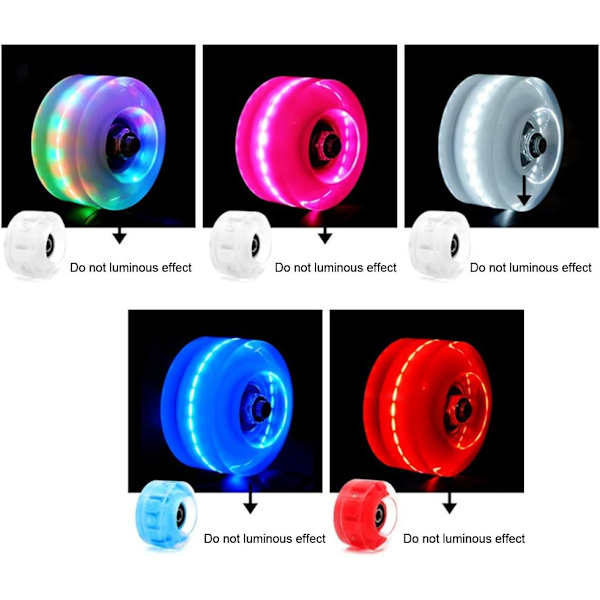 Skateboardhjul, 4 stk./sæt Let Skateboardhjul Quad Roller S