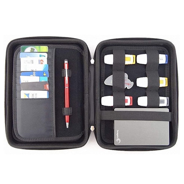 ##/USB-minnestickshållare, förvaringsväska, organiseringsfodral för USB-minnen, SD-kort, minneskortstillbehör, samling, USB-minnesticka ingår ej##/