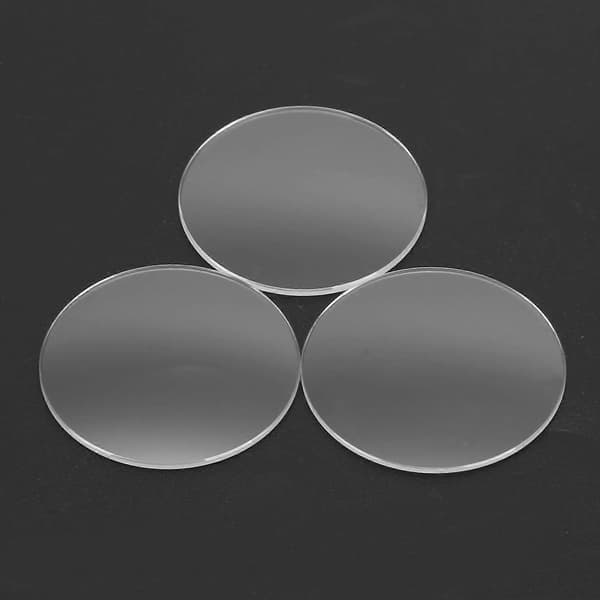3 st 37,5 mm?38,5 mm Dubbelvälvd Urglas Lins Glas Ersättningsdelar för Urmakare Reparation