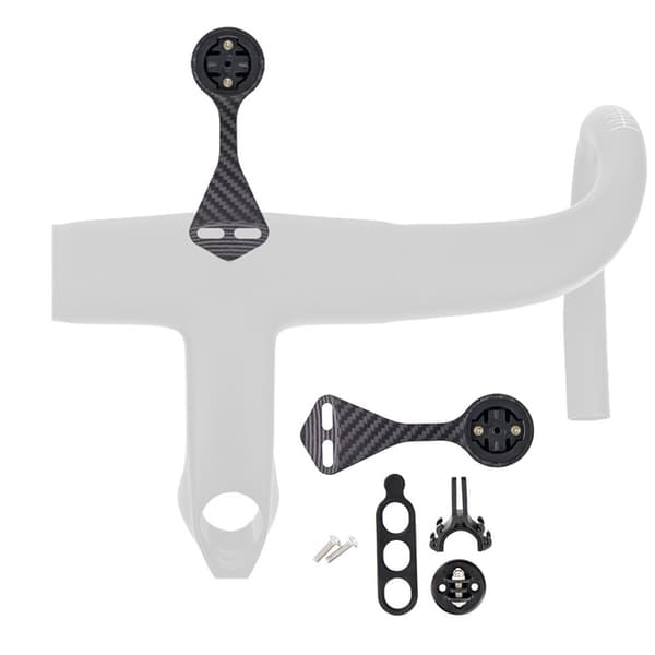 Karbonfiber Sykkelstyre Computerfeste F12 for Garmin Cate