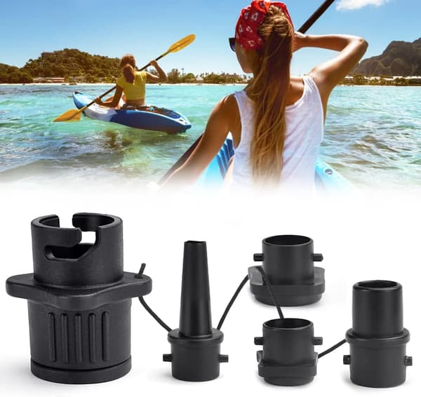 Ilmapatjan SUP-pumpun sovitin, Kite/Boston-ilmapumppu ja venttiili