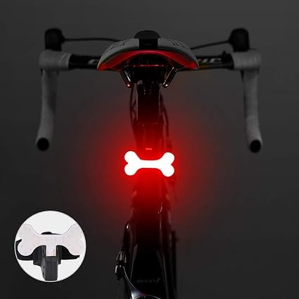 Cykel bakljus i benform LED bakljus blinkers