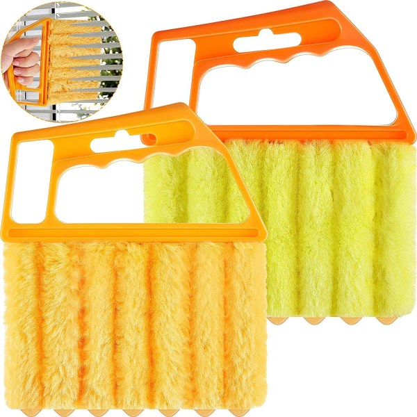 Brush for Blinds - tvättbar och lätt att använda (orange), Handheld A