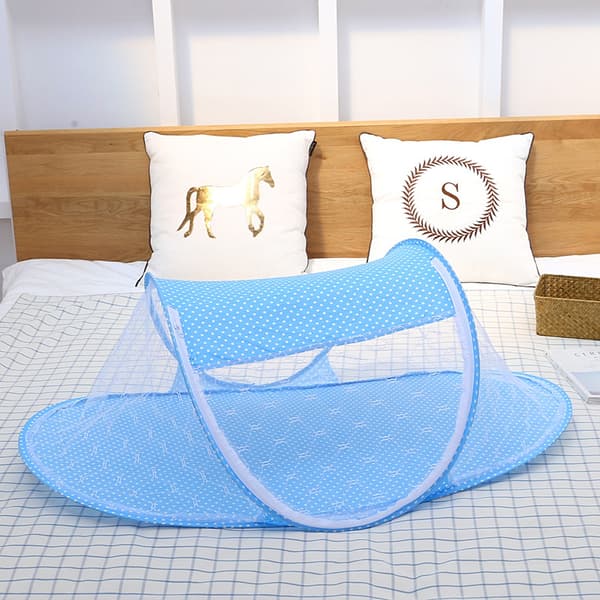 Baby Myggnetttelt Pop Up Automatisk Selvoppblåsende Folding B