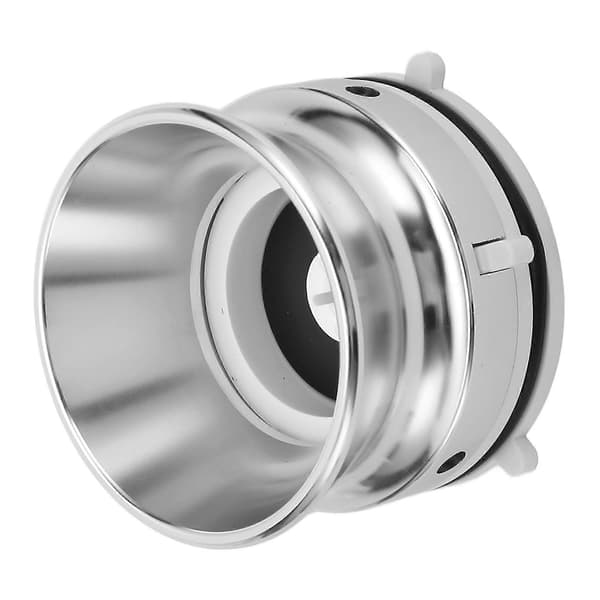 1 par 10in NAB Hub Adapter Aluminiumlegering Åpner Universell Lasteenhet for Studer ReVox for Akai for Teac Sølv Hvit