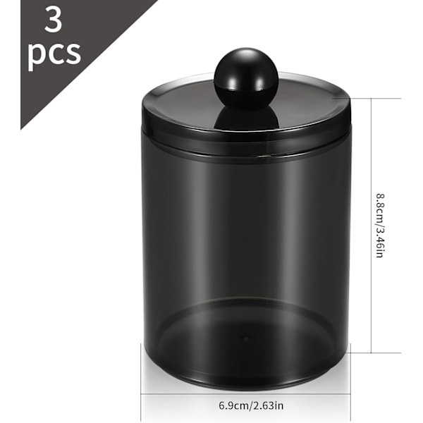 Bomuldsrondel Organizer, Makeup Organizer, Bomuldspad Dispenser