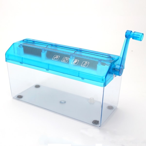 ##/A4-shredder for papir, manuell hånddrevet papirsaks, dokumentfil, håndlaget##/