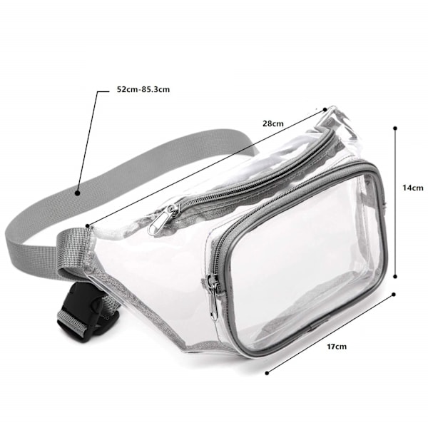##/Grå 1 st transparent flerfärgad ryggsäck##/