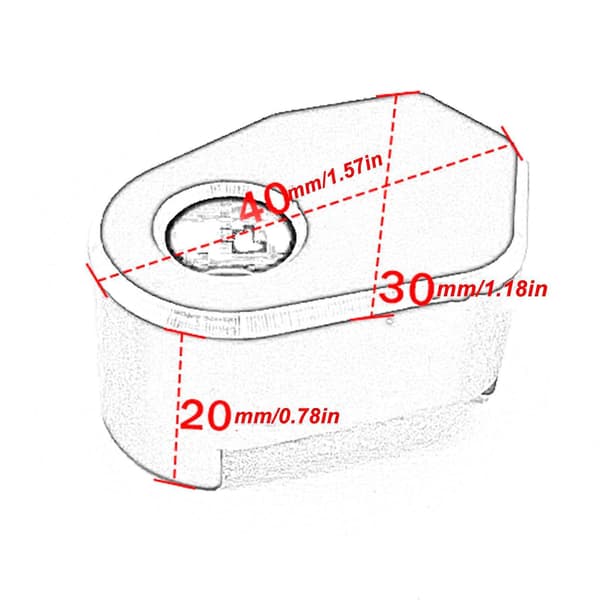 Motorcykel ABS Sensor Skydd Kåpa Aluminiumlegering för Tenere 700 Rally Edition 2019 till 2024 Bakre Blå