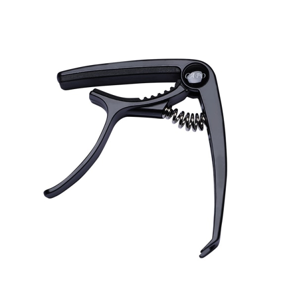 Guitar Capo i Zink Legering (Sort), Metal Capo, Ukulele Klips, Thumbn