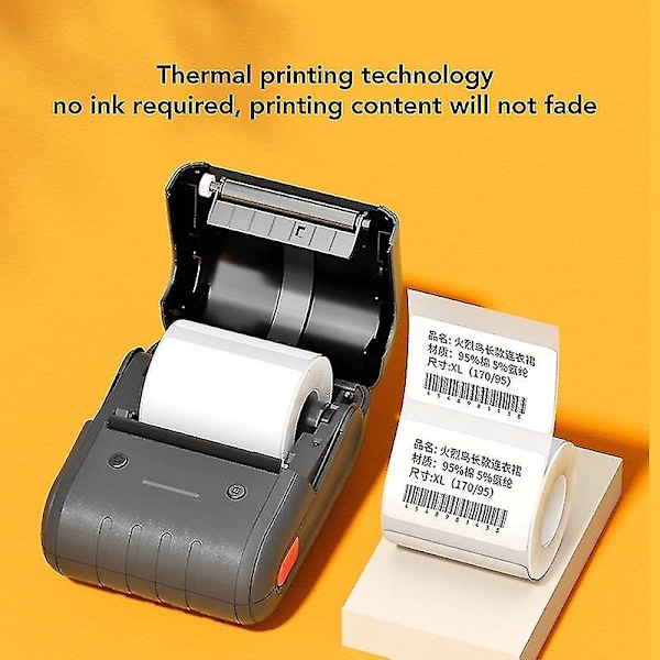 &B203 Printer Niimbot Termisk Etiketprinter Plus Papirruller Mini Adhæsive Hånd Stregkodeklistermærkemaskine Niimbot B203 Samme B21&