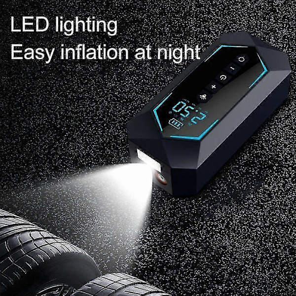 12V Digital Sladdlös 150PSI Mini Bildäckpump Högtryck Däckpump Luftkompressor Inflator För C