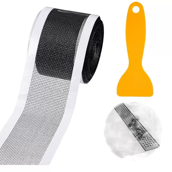 ##/1-pack Avloppssilterset - Engångshårsuppsamlare - En Rulle Rektangulära Klistermärken för Avloppssilter##/