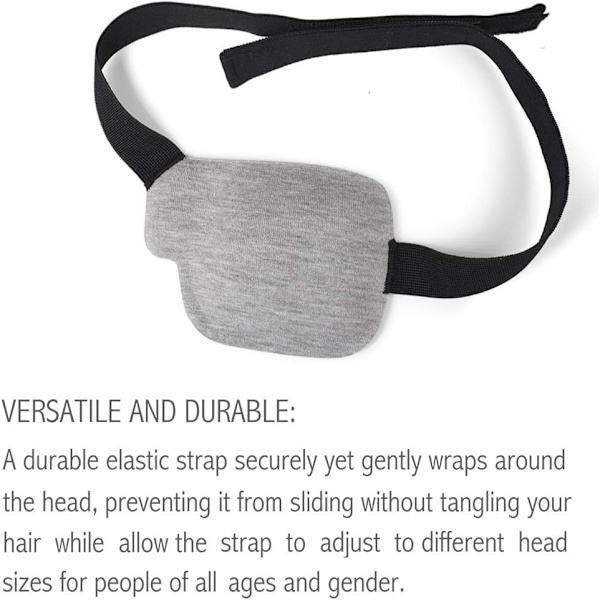 3D ögonlapp för behandling av lat öga / amblyopi / strabism (höger öga)