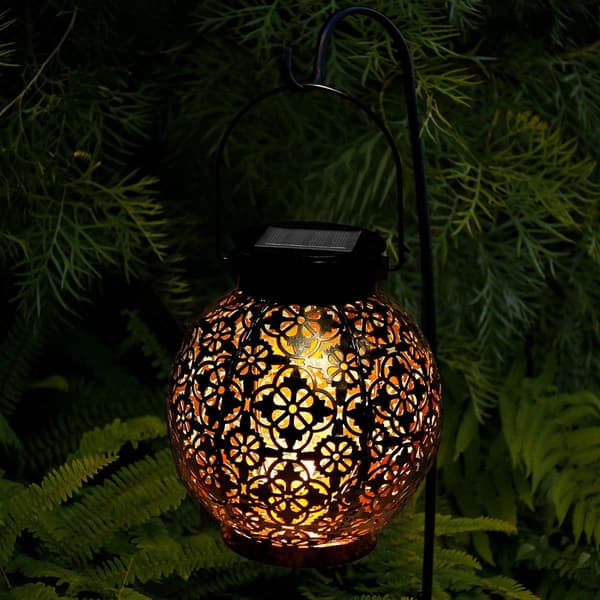Aurinkolatern, Vedenkestävä Puutarha Led Ulkovalo, Decora