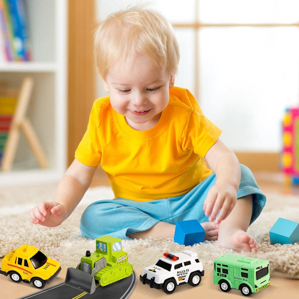 16 Mini Inertia-Auton Sarja, Mini Valettuja Autoja, Vetoautoja
