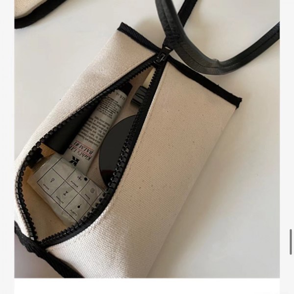 ##/Svart babyväska i canvas##/