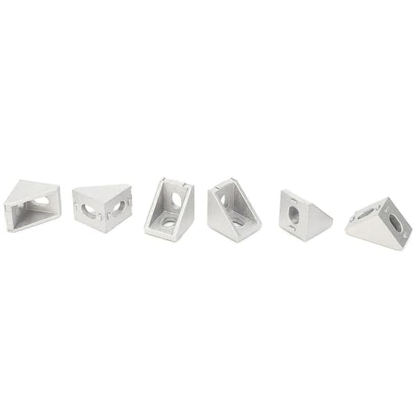 10 st Aluminium Rätvinkelkontakt 3D-skrivare 2020 Extruderingsprofil EU Standard Code T-typ