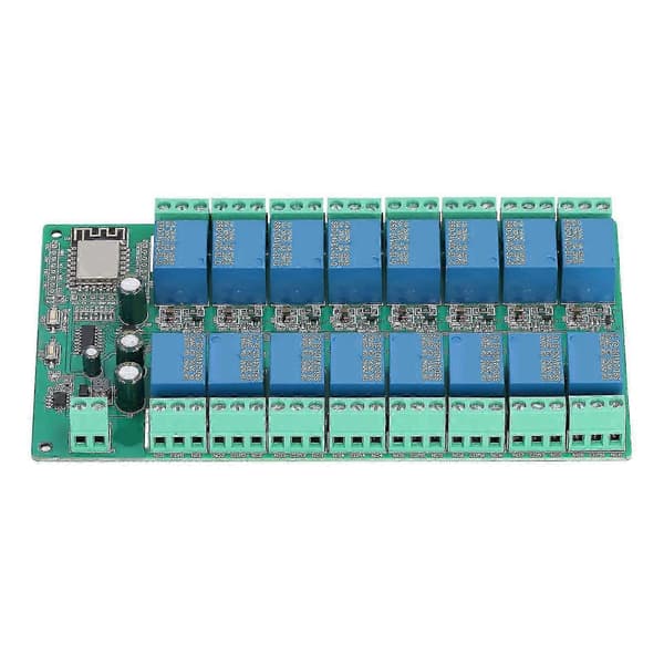 Trådløst kontrollrelébord Relémodul 16-kanals relébord Relébrytermodul