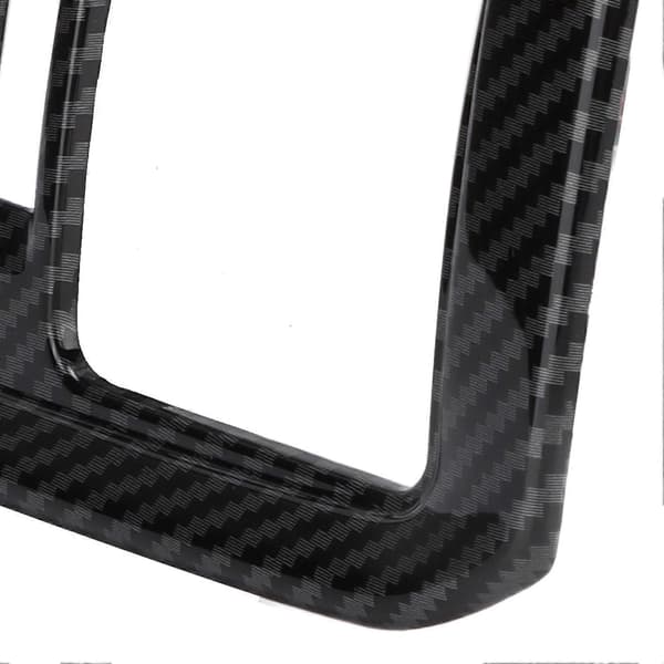 Bakre Luftkondisjoneringsuttak Ventil Deksel Panel Trim Karbonfiber Stil Dekor Erstatning for RAV4 2019?2021