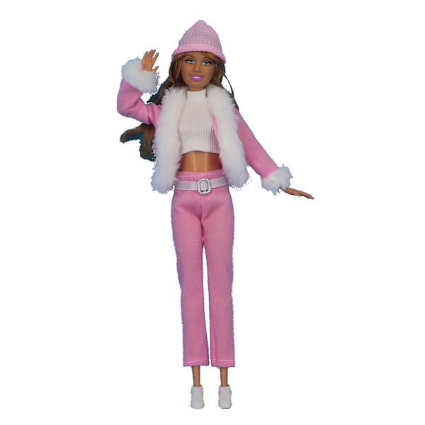 Barbie modekostume, 3 dele, 3 dukketilbehør, til ch