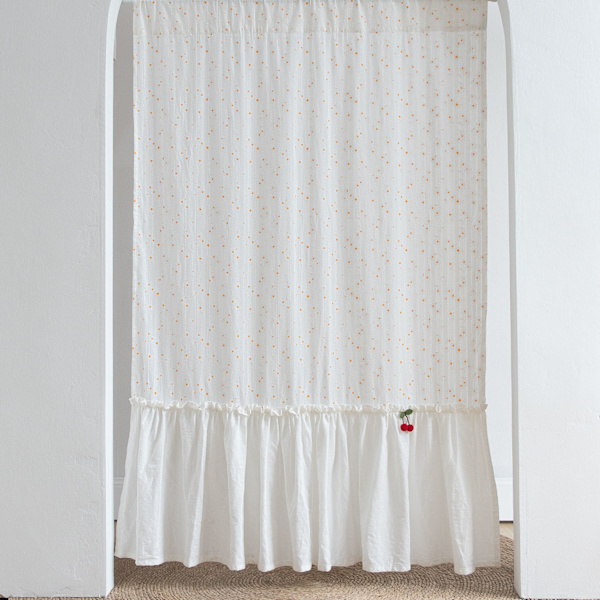 ##/Beige gardin, dørgardin##/
