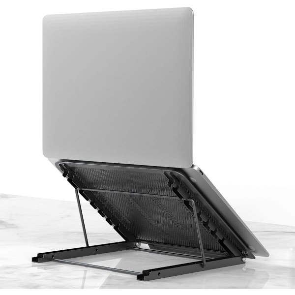 ##/Laptop Stativ Tablet, Foldbar Bærbar Ventileret Desktop Laptop Holder##/