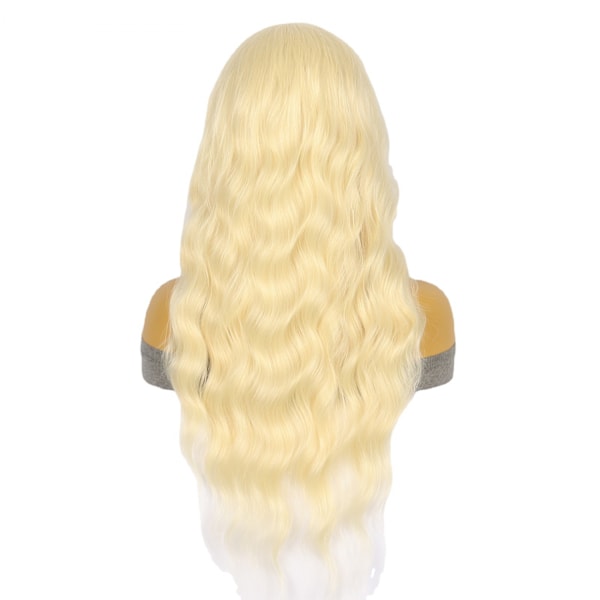 ##/Platinafarget, bølgete parykk for kvinner##/