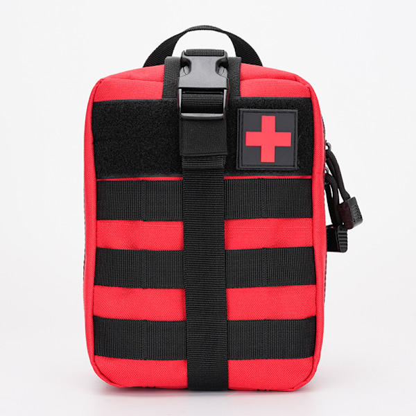 ##/Reseväsats för resor (röd), multifunktionell EDC-väska##/