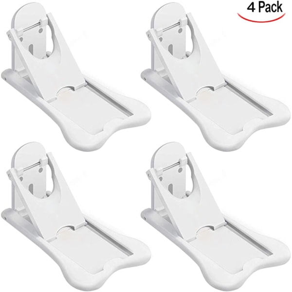 4 Piece Child Safety Closet Doors, Baby Sliding Door Lock with A