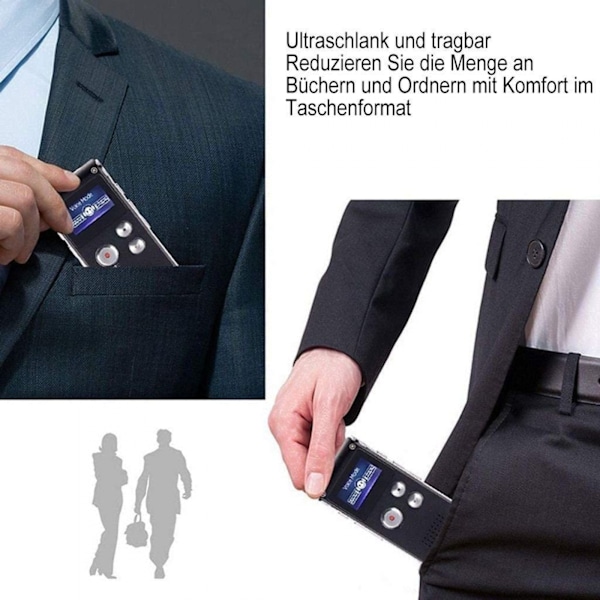 ##/Digital Diktafon Optager Audiooptager Talegenkendelse##/