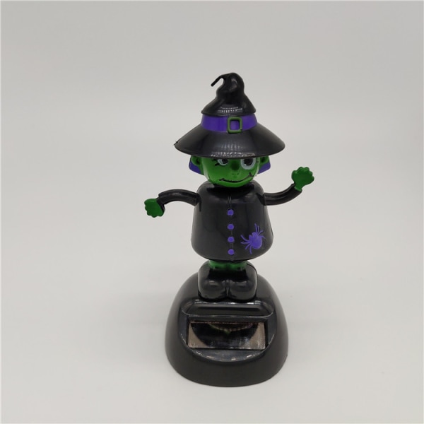 Solcelledrevet hode-rocker for Halloween - Gresskar-design