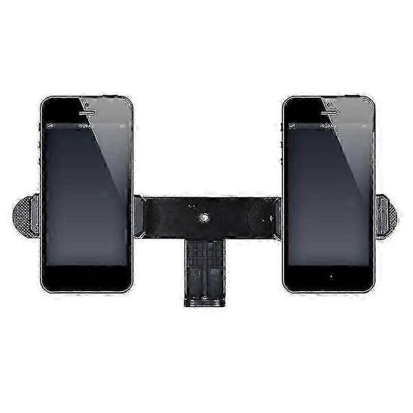 Telefon Stativ Fäste Dubbel Mobiltelefonhållare För Internetkändis Gimbal