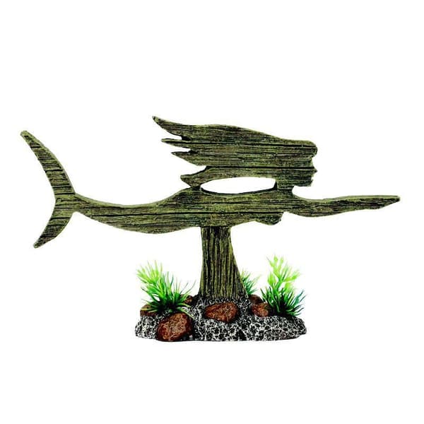 Akvarieplanter i plast, dekorasjon og stein, polyresin huleornament dekorasjon havfruer