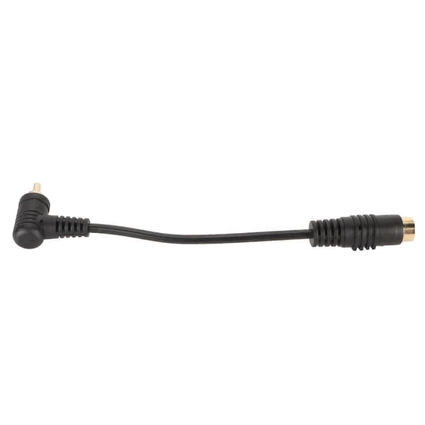 4-pinners video hun til 90 graders RCA hannkabel Plug and Play Mini DIN 4-pinners til RCA-kabel komposittvideoadapterkabel for PC TV
