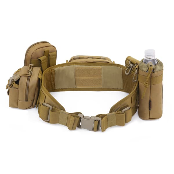Molle Taktiska Bälten Patrull Molle Bälte med Meshfoder för Skytte Airsoft Krigsspel Paintball Jakt