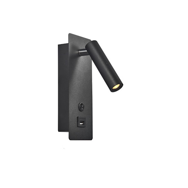 Sorte 3000K Vegglamper Soverom LED Vegglampe Innendørs Trappe W