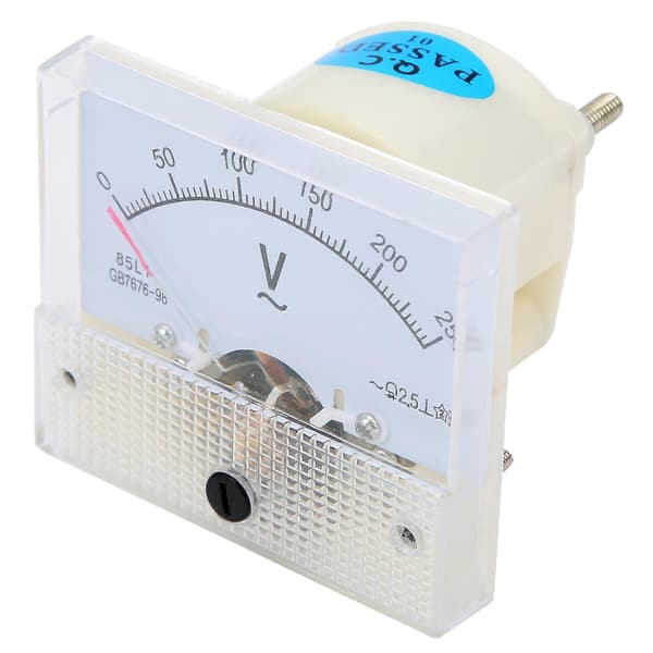85L1 AC 0250V Høy Nøyaktighet Pointer Voltmeter Spenningsmåler Montert Spenningsmålingsinstrument