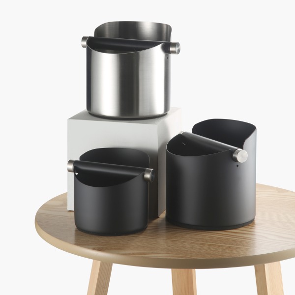 Espresso kaffegrunn bøtte rustfritt stål kaffegrunn bøtte ro