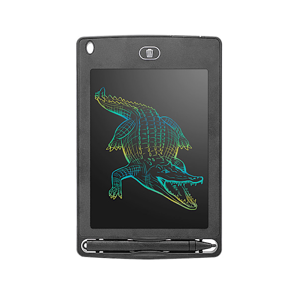 (Svart) Färgrik LCD Skrivplatta, Grafikplatta Ritbräda