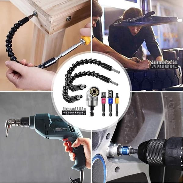 Forlengelse Magnetisk Skrutrekker Forlengelse Sekskantskaft Skrue Drill Koblingstupp