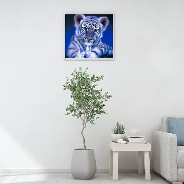 ##/5D diamantmålning-DIY-30x40cm-fjäril och liten tiger##/