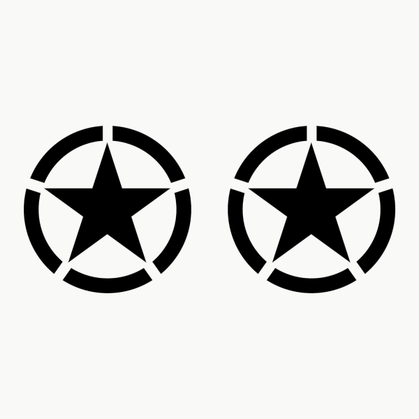 Heijastava Pentagram Polttoainesäiliön Auton Tarra, Tähti Auton Tarra, 4x