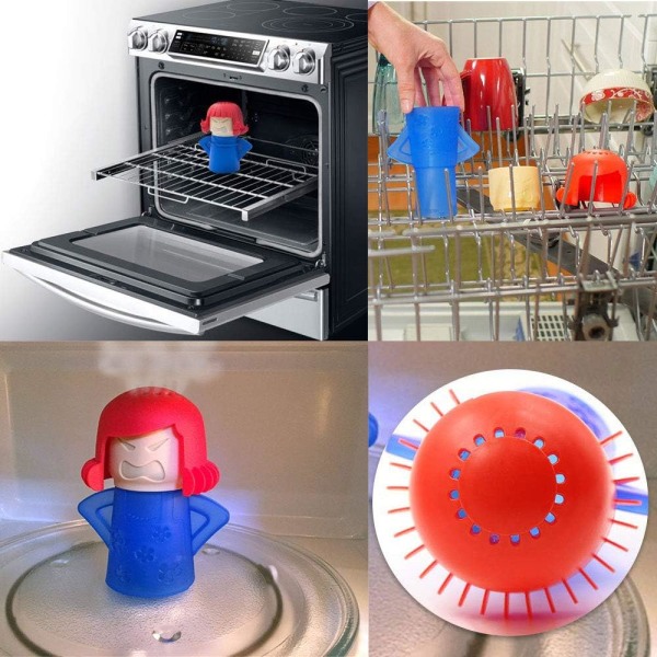 2 st Rengör Mikrovågsugnar UTAN DETERGENT