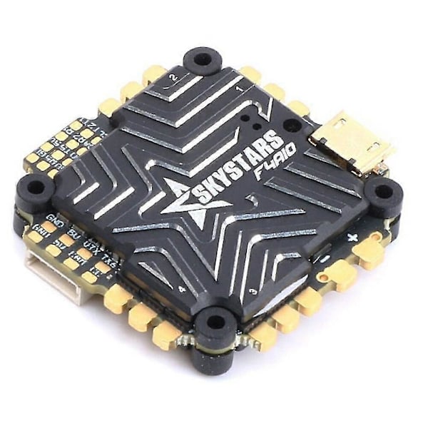 25.5x25.5mm Skystars JUPITER F405 F4 OSD Flight Controller AIO 45A BL_S 3-6S 4in1 ESC med 5V BEC for