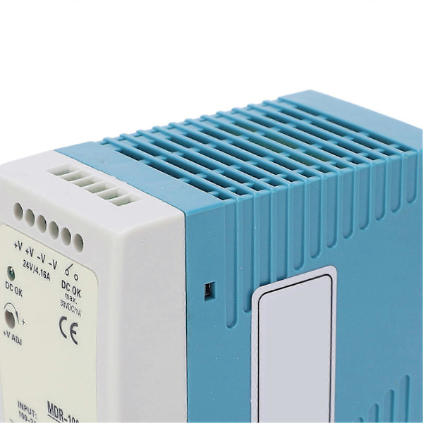 BERM DinRail Switching Strømforsyning MDR10024 Output 100W/24V/1.3A Input 100240VAC