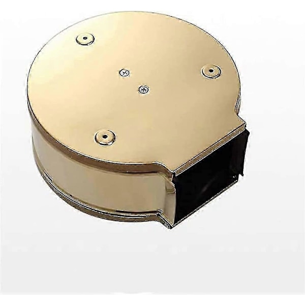 Vægmonteret toiletpapirholder i messing, børstet bronze