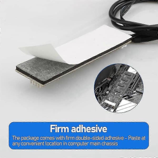 9-pinners USB-header splitter med SATA-strømkabel, intern USB-hub-utvidelse USB 2.0-splitterkobling