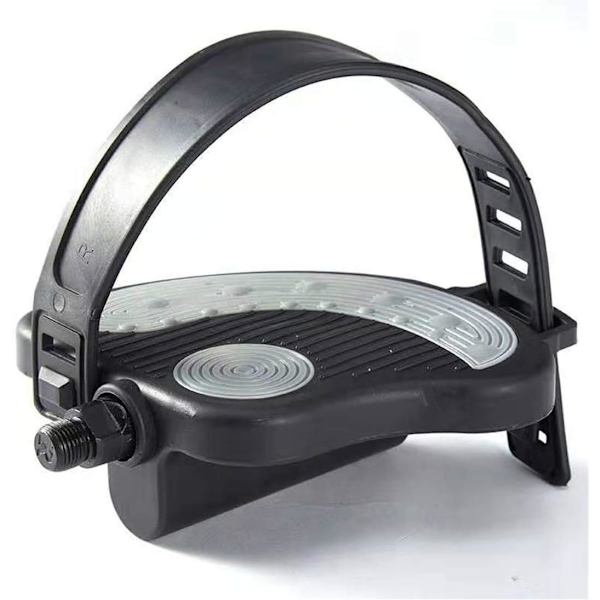Motionscykelpedaler med stropper til motionscykel-dynamometer
