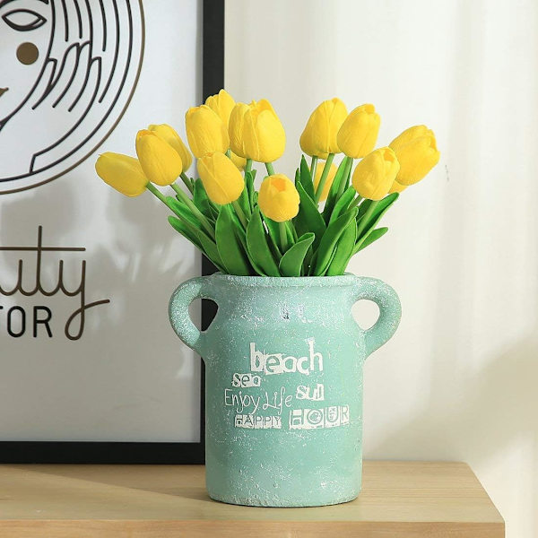 20 stk. Ægte Touch Latex Kunstige Tulipaner Blomster Falske Tulipaner Flo